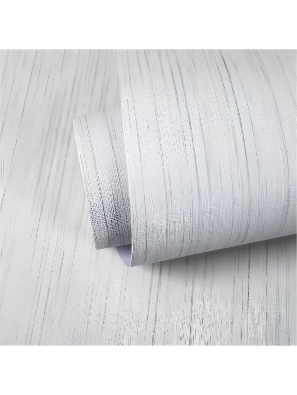 Beige Grey Grasscloth Peel and Stick Wallpaper 15.74" X 118.11" Boho